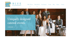 Desktop Screenshot of blueelephantcatering.com